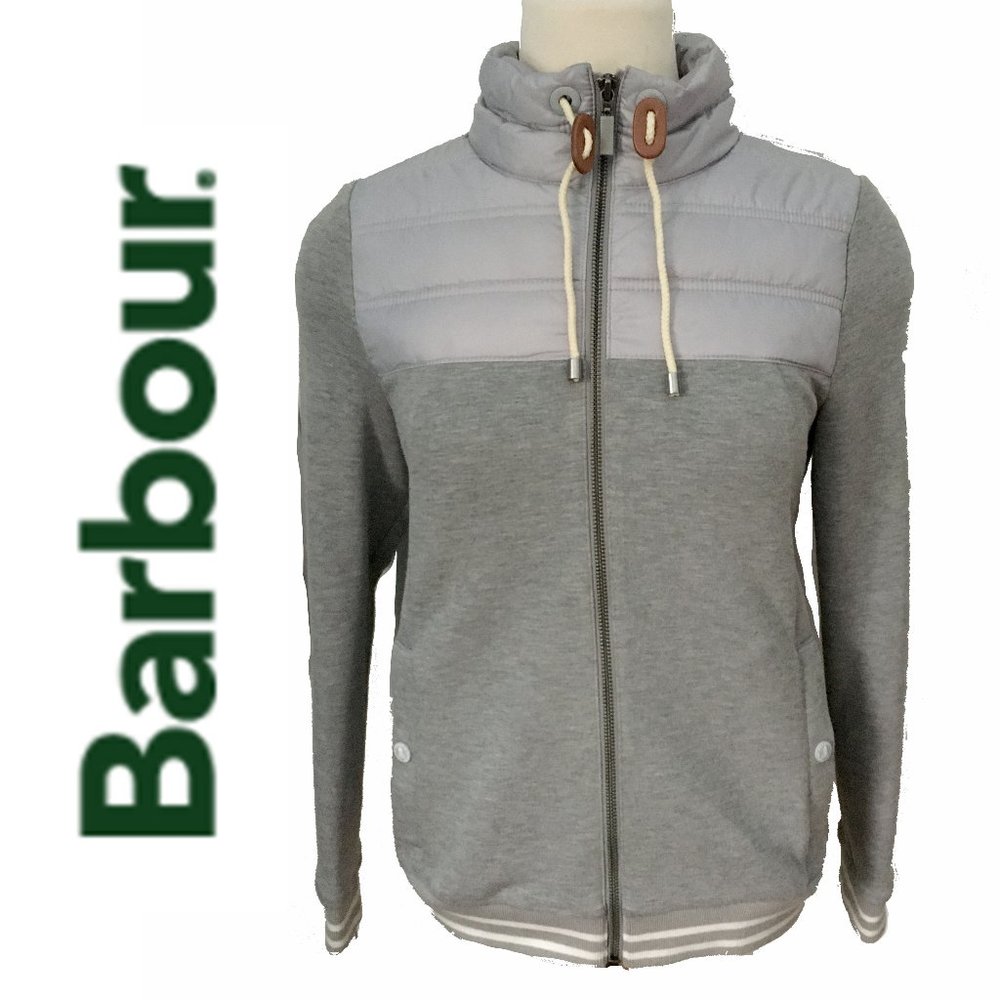 Barbour Sweatshirt Quilted Bomber - Size 4